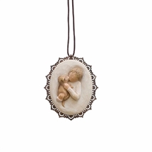 Willow Tree - Kindness Boy Ornament, metal edge